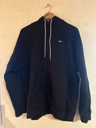 Sweat à capuche Nike « Solo Swoosh » noir taille L